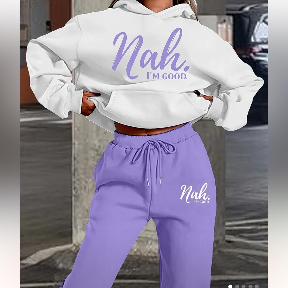 Nah. I’m good matching sweats set